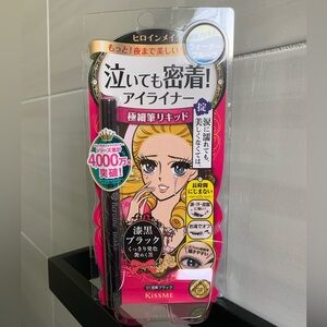 New Unopened ISEHAN KissMe Heroine Make Liquid Eyeliner Jet Black Smooth Japan